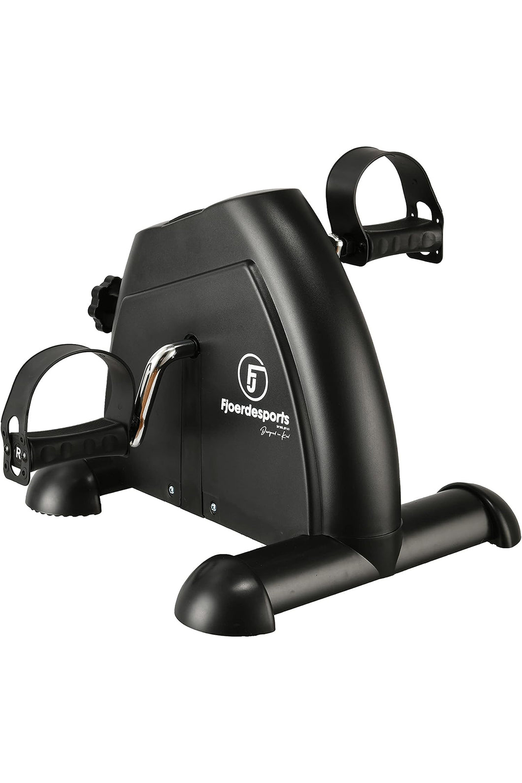 Fjoerdesports Mini-Heimtrainer für Arm & Beintraining Schwarz