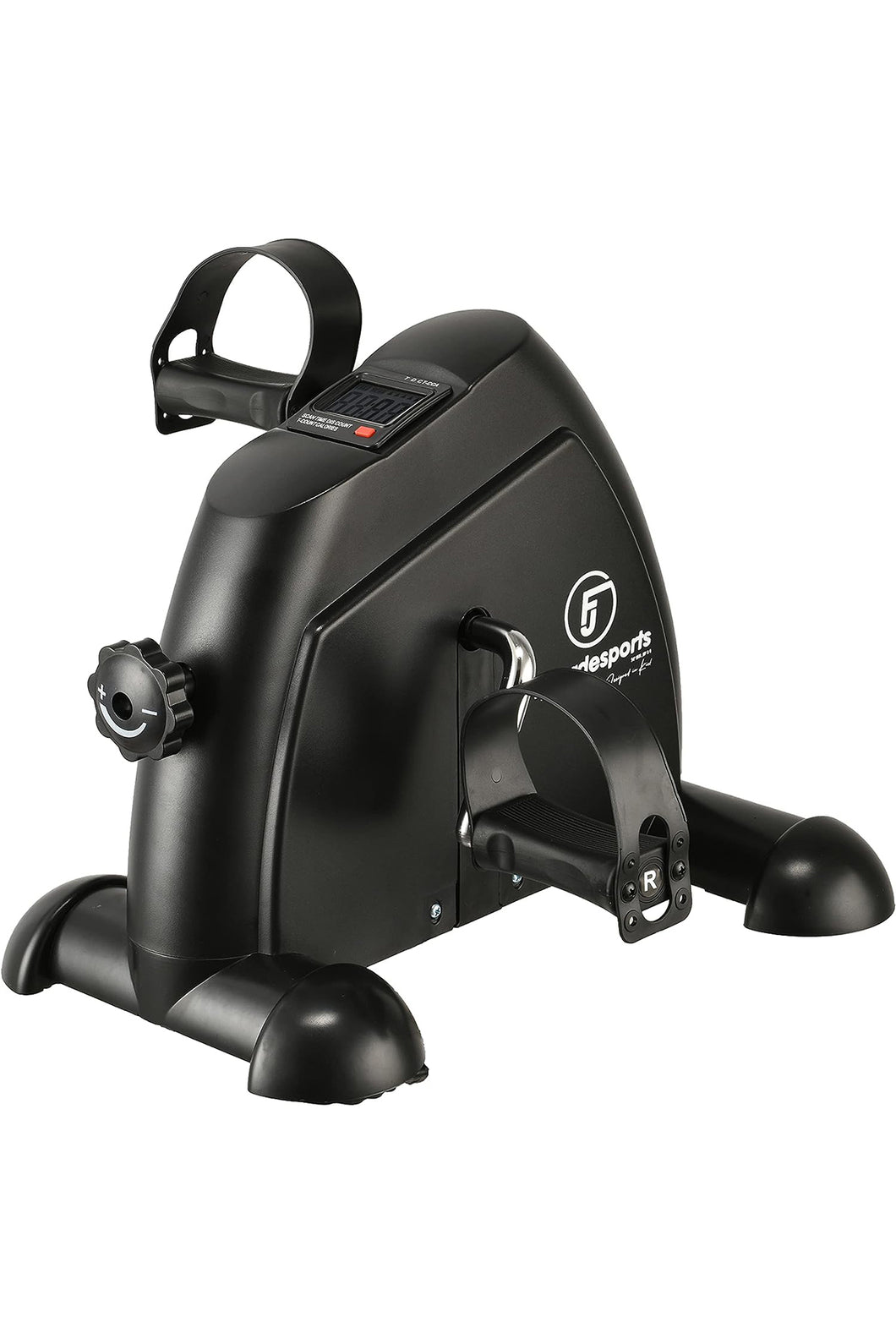 Fjoerdesports Mini-Heimtrainer für Arm & Beintraining Schwarz