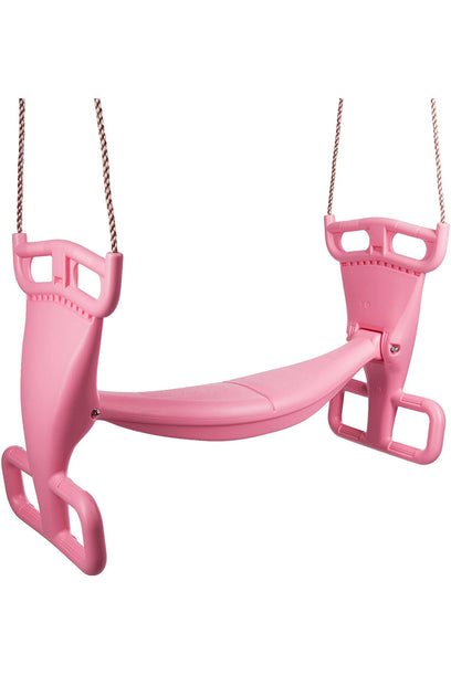 Fjoerdesports Doppelschaukel für zwei Kinder (Farbe: Rosa)