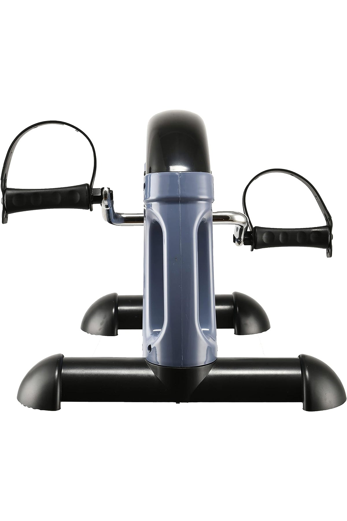 Fjoerdesports Mini-Heimtrainer für Arm & Beintraining mit Griff (Grau/Blau)