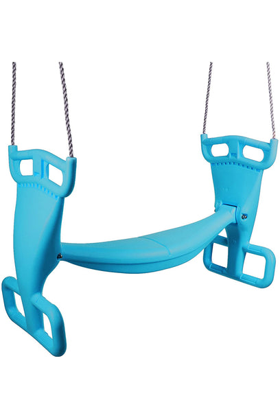 Fjoerdesports Doppelschaukel für zwei Kinder (Farbe: Türkis)