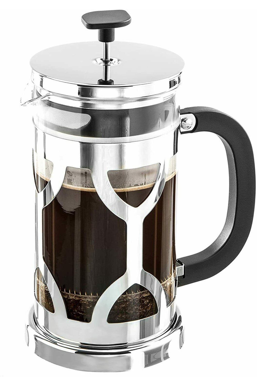 Kaffeebereiter mit French-Press-System Chrom