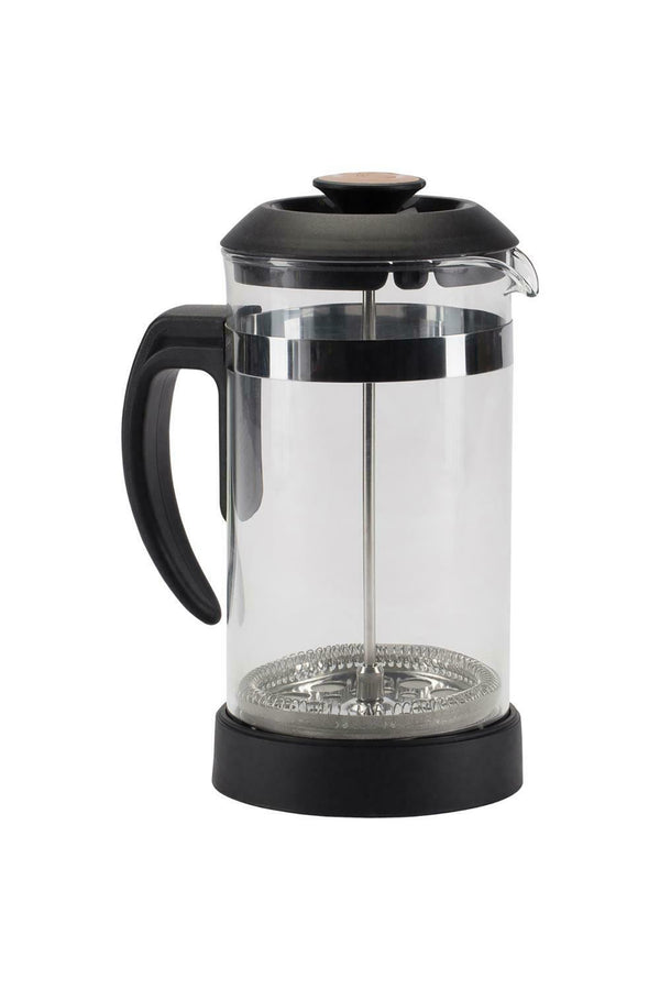 Kaffeebereiter mit French-Press-System schwarz